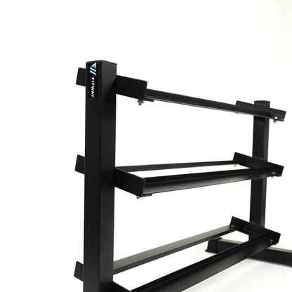 FitWay Equip. 3 Tier Hex Dumbbell Rack 