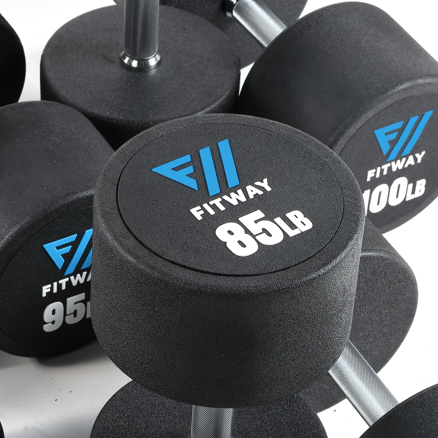 Fitway Pro Commercial Dumbbells 80-100LB Set