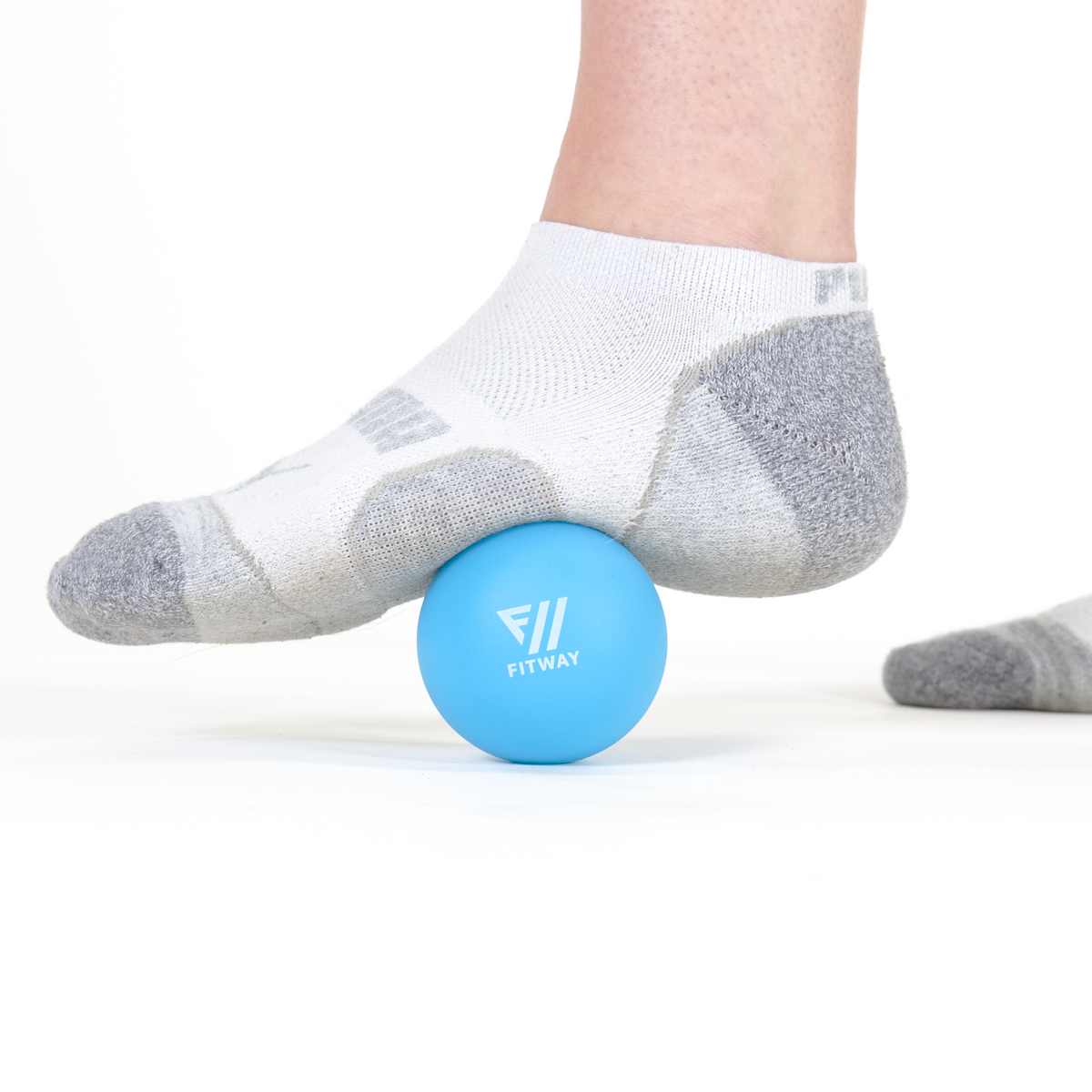 Fitway Lacrose Style Massage Ball - 6.2cm Blue