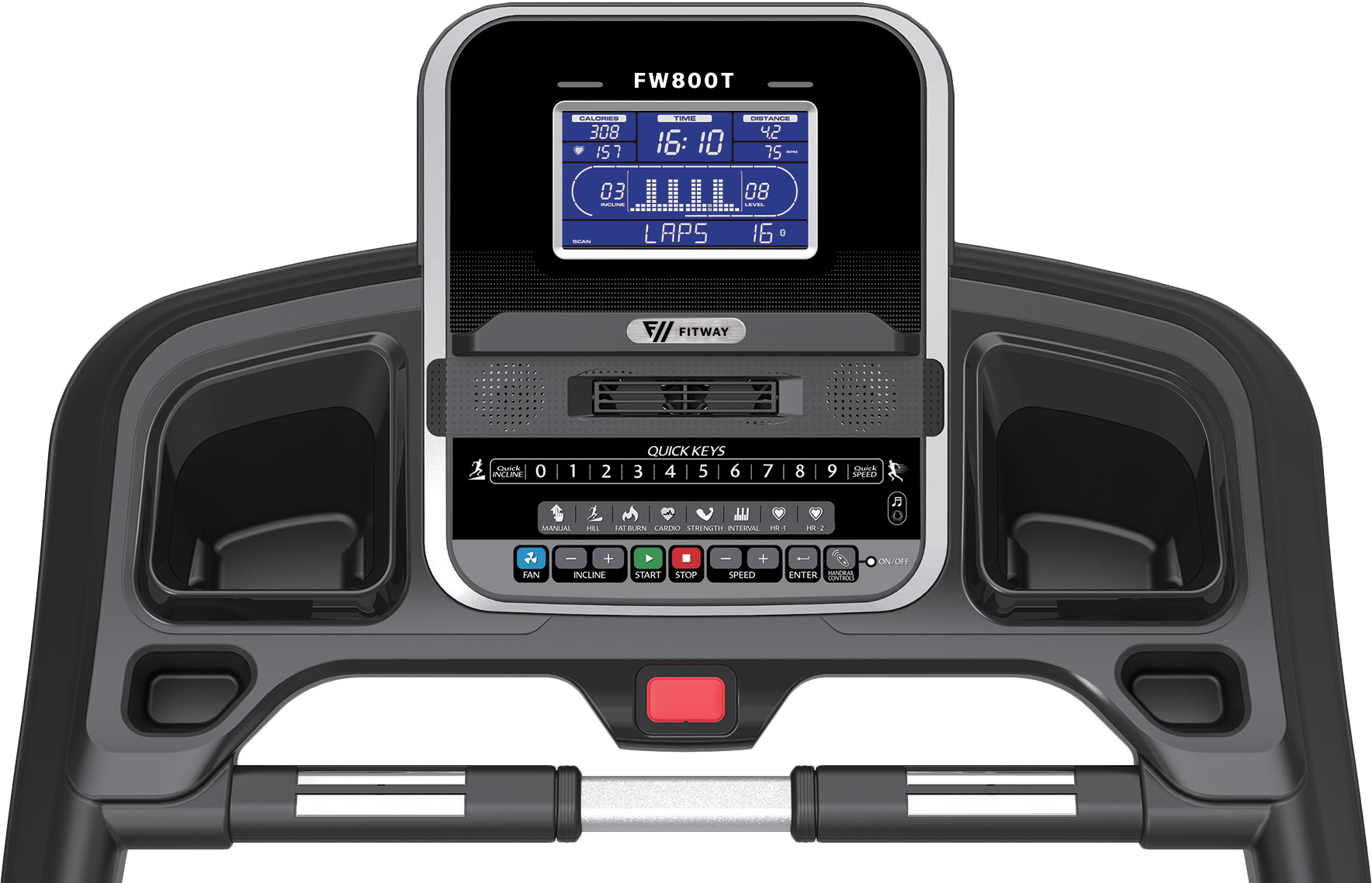 FITWAY 800T Folding Treadmill